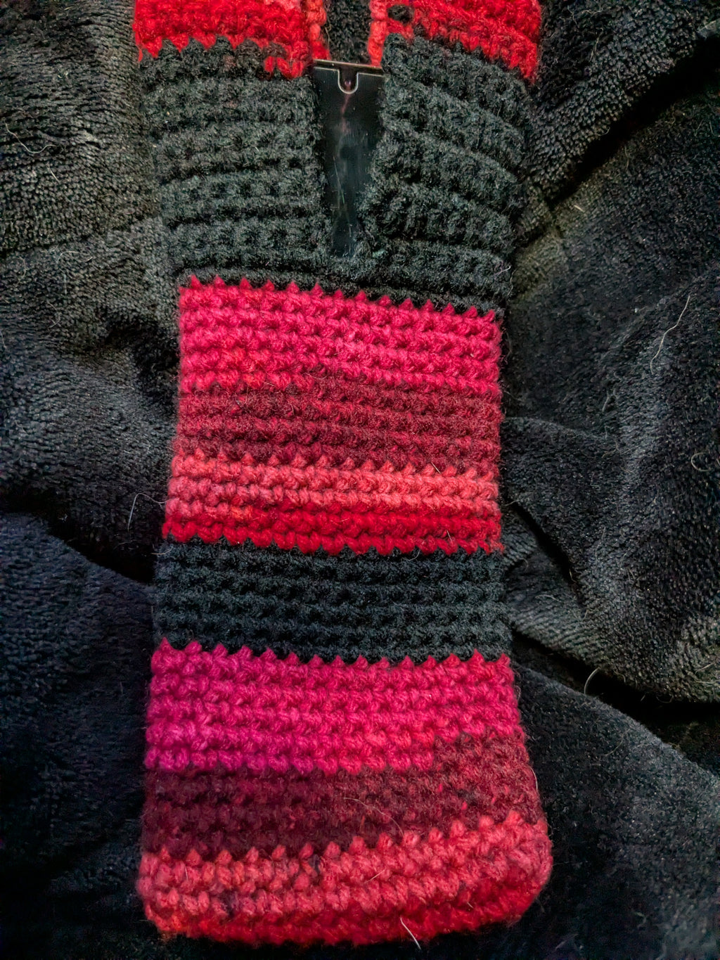 Red Variant Phone Sweater