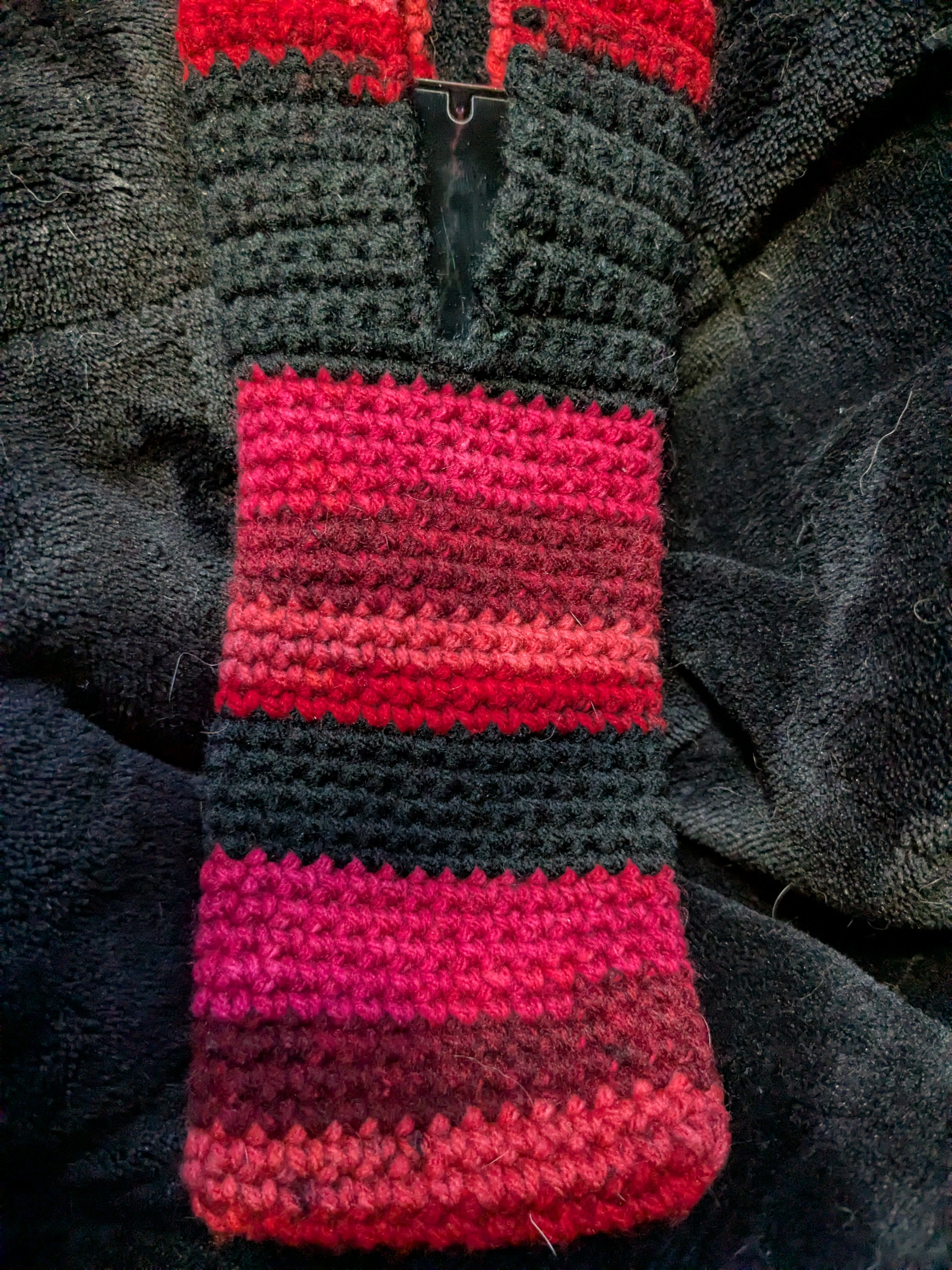 Red Variant Phone Sweater