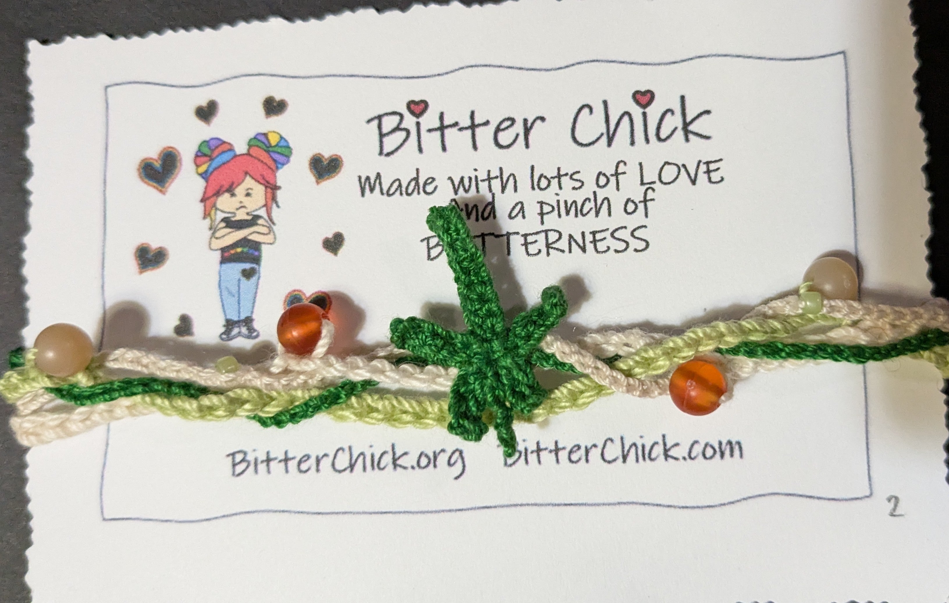 Mary Jane Crochet Bracelet