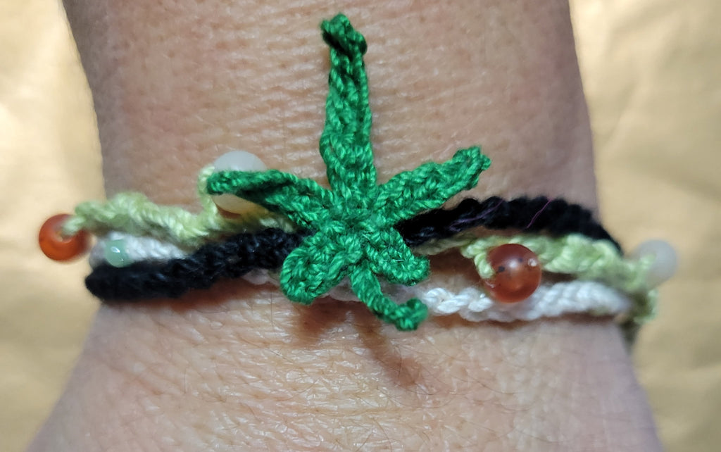 Mary Jane Crochet Bracelet