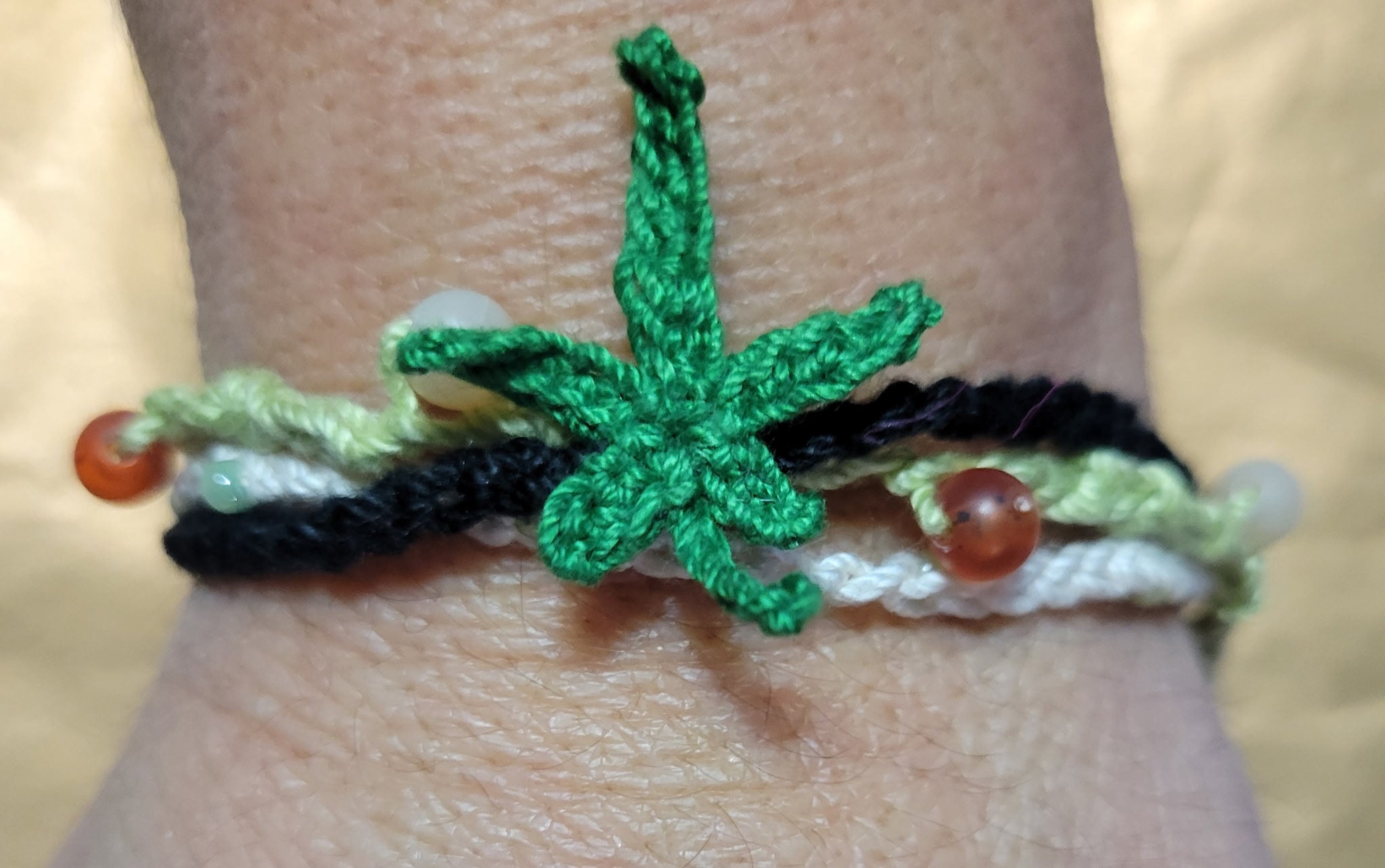 Mary Jane Crochet Bracelet