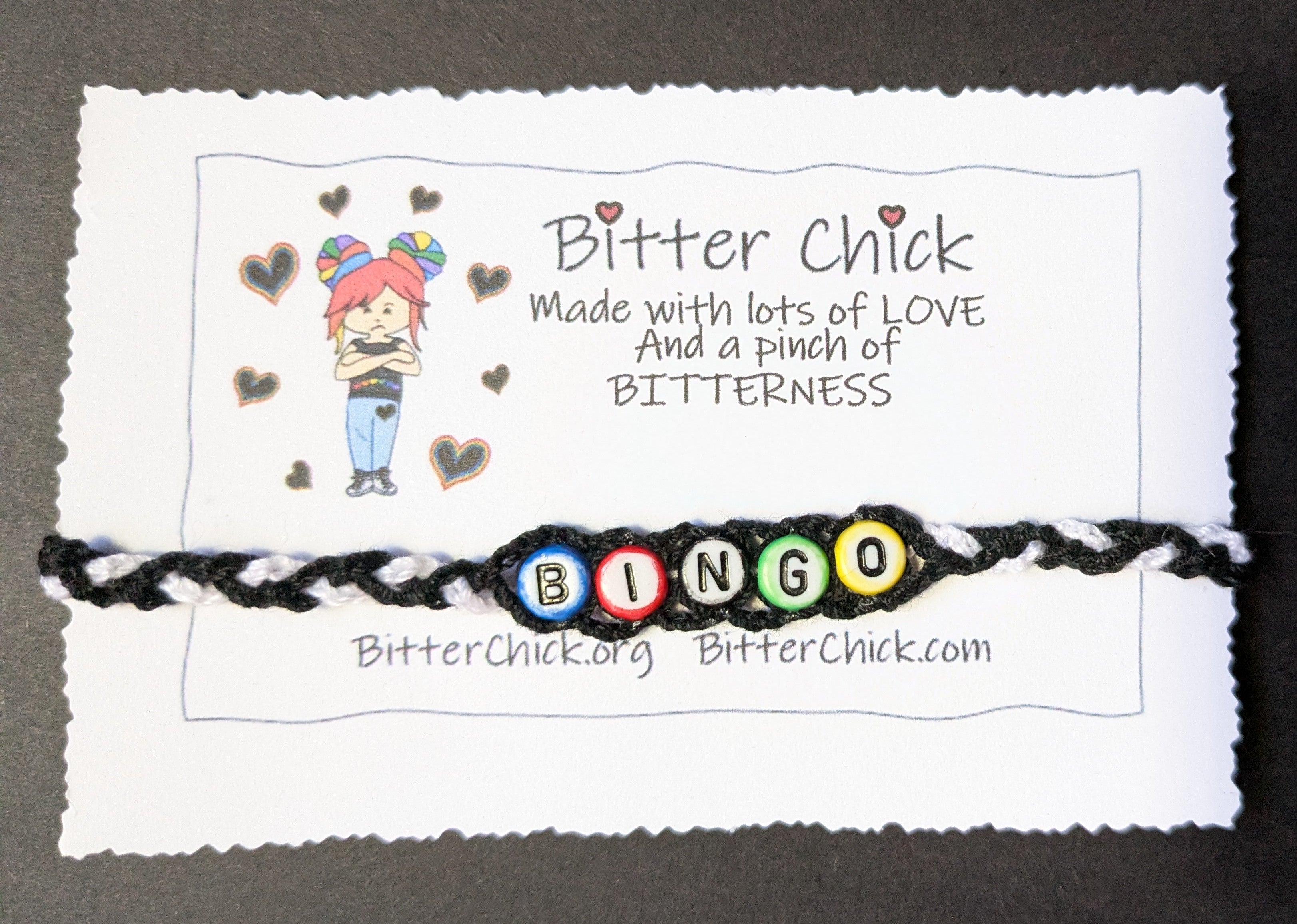 Crocheted Bracelet BINGO