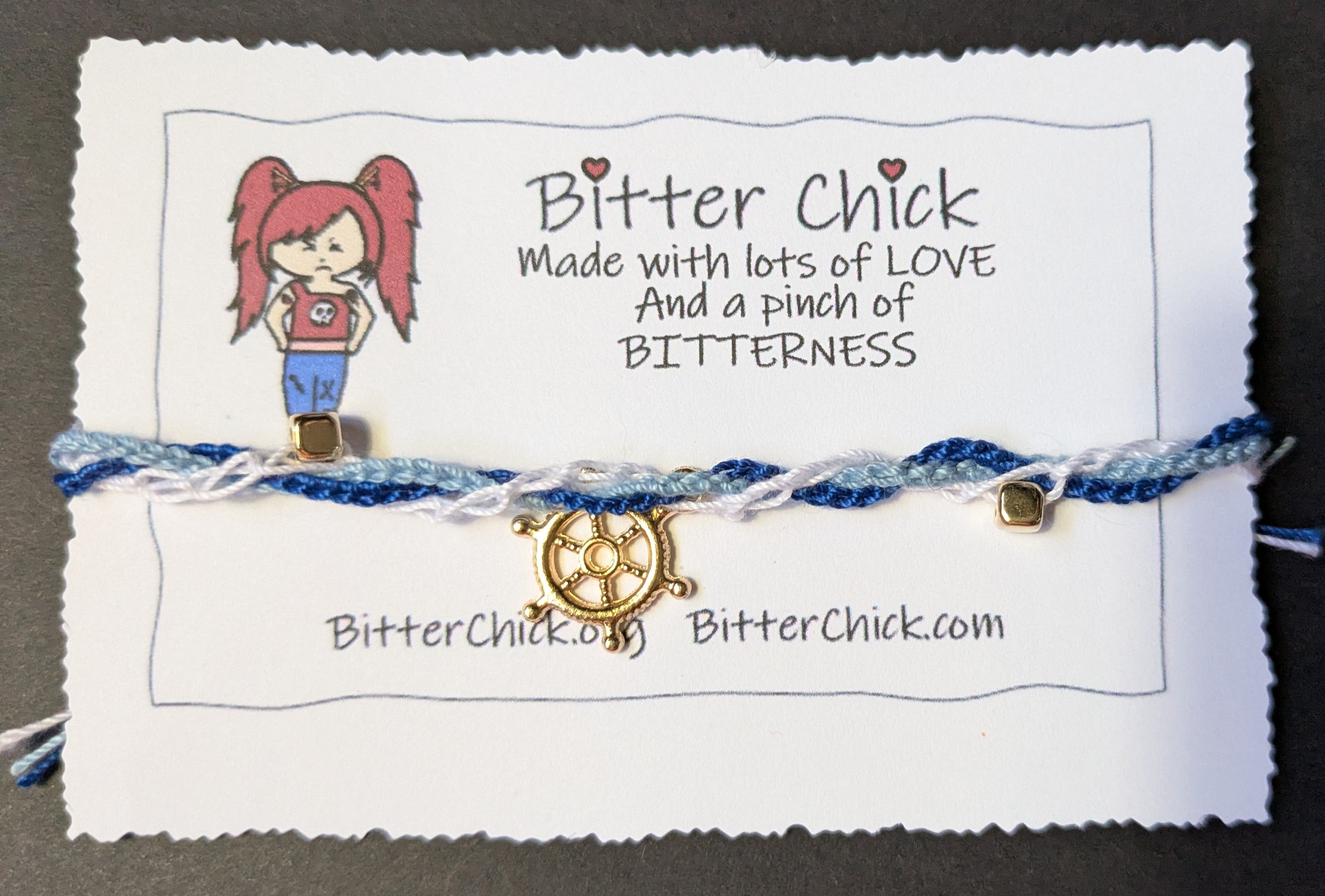 Sailing Crocheted Bracelet