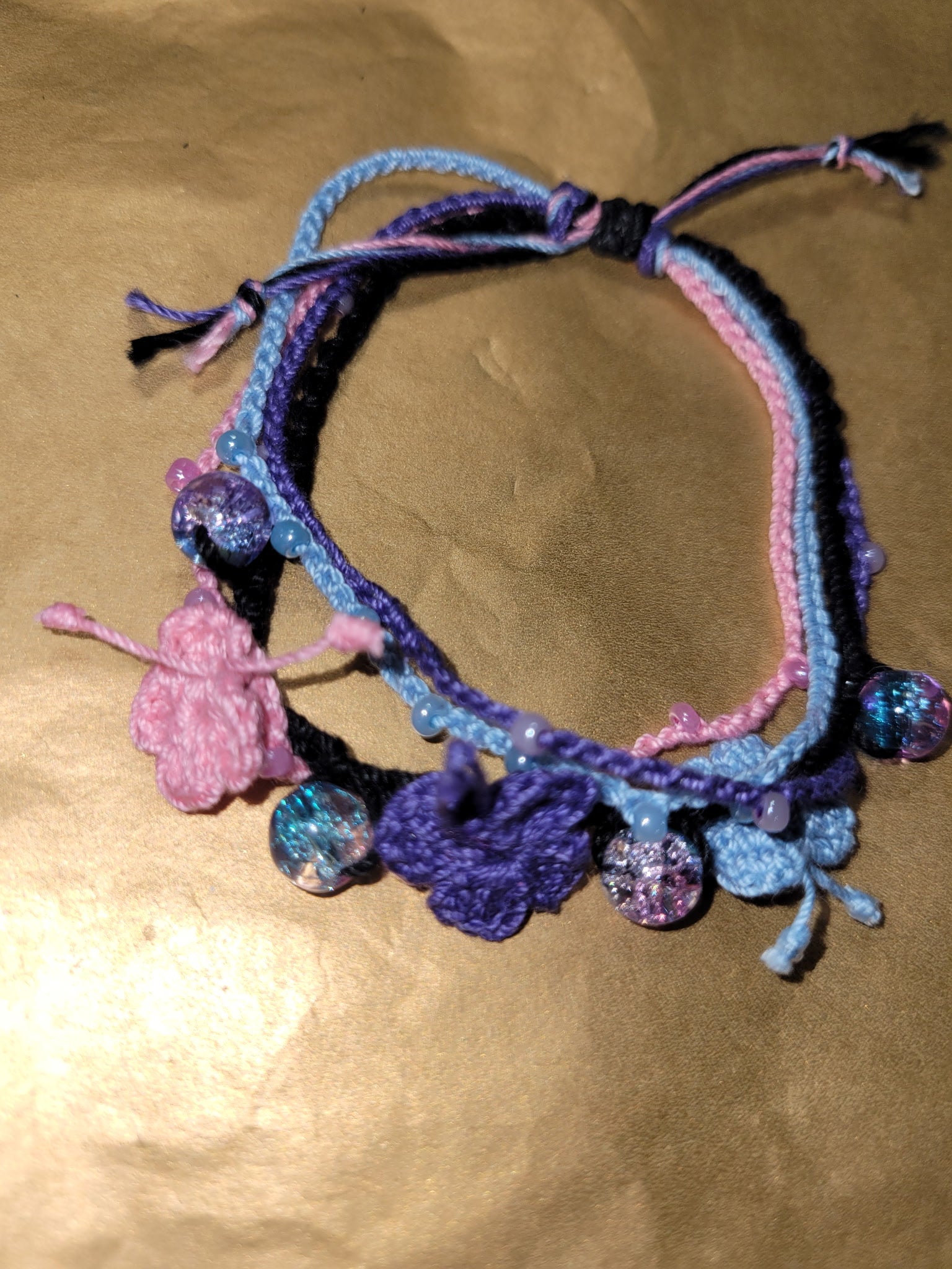 Butterfly Bracelet - Crochet