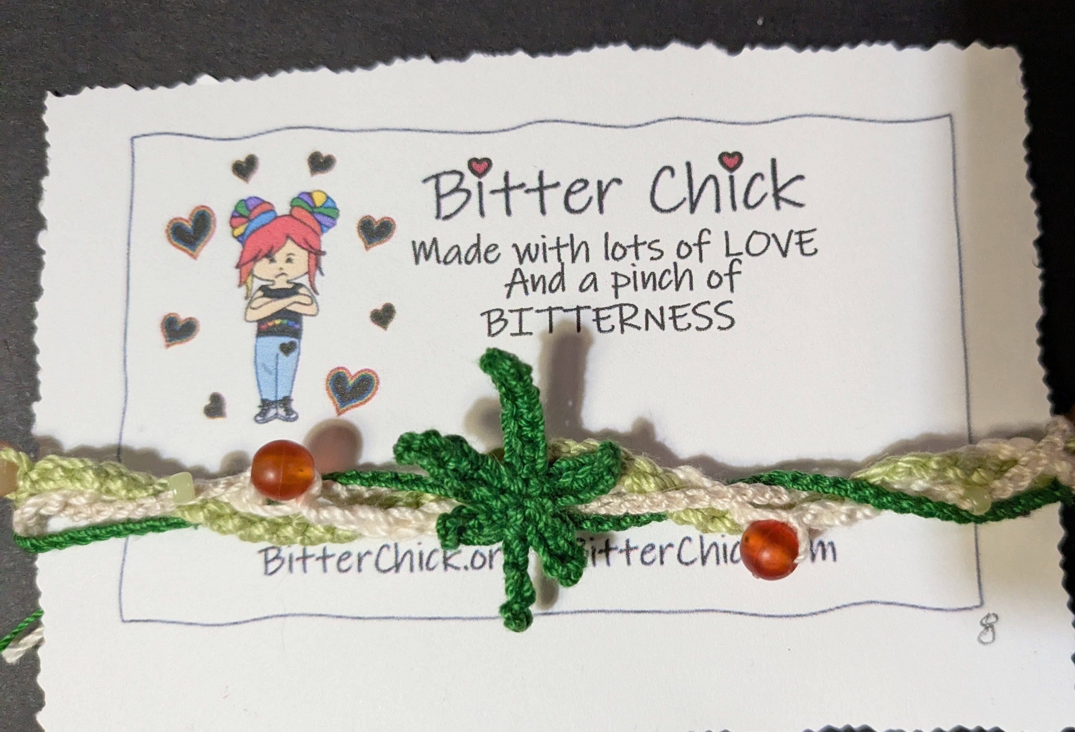 Mary Jane Crochet Bracelet