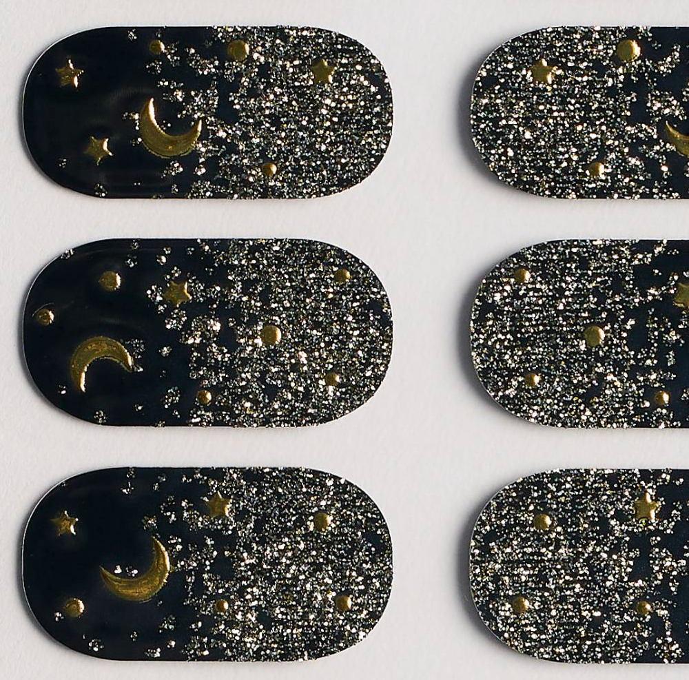 Midnight Sky Gel Nails